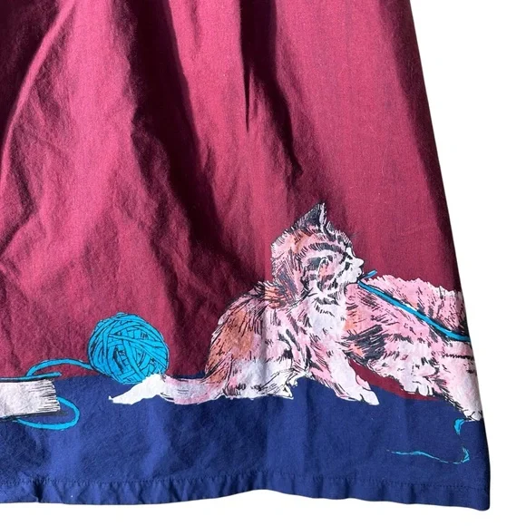 ModCloth Cat Circle Skirt Size Medium - Picture 4 of 8